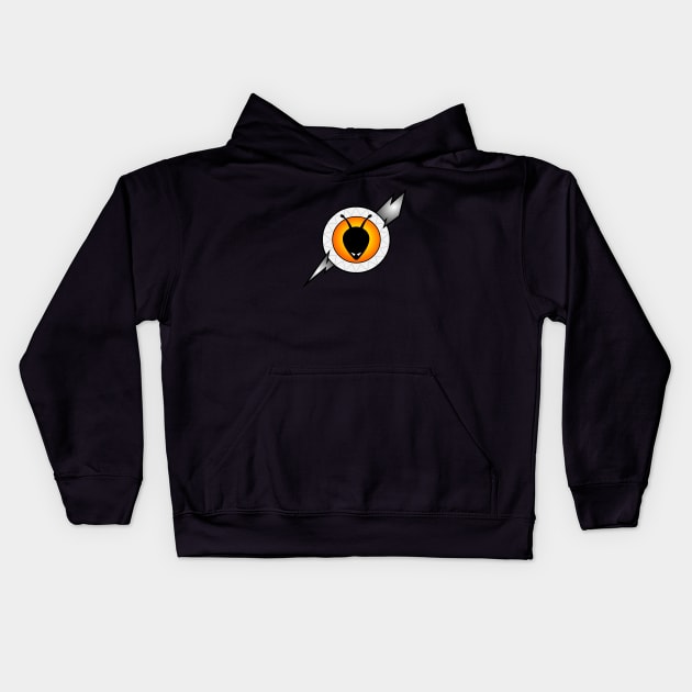 Spaced Invaders Logo Kids Hoodie by RobotGhost